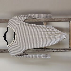 Striped sweater leotard